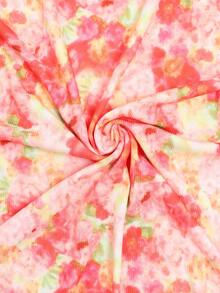 2pcs Young Girl Floral Print Cute Nightgown Set - Multicolor - View 9