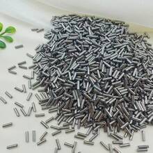 50g(About 1500pcs) Of 7*2mm Thin Tube Glass Beads, Suitable For DIY Handmade Jewelry Bracelet And Necklace Making Accessories