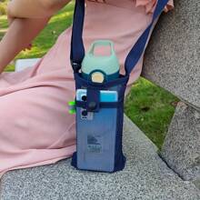 1pc Water Bottle & Mobile Phone Net Bag - Suitable For Beach, Outdoor, Sports, Hiking, Climbing, Camping And American Football Audience
