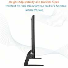 Universal TV Stand Table Top Leg Mount Bracket For LED LCD Plasma Flat TV 37-75" - 黑色 - 查看 5
