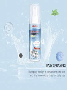 Spray eliminador de olores de zapatos y calcetines de 100ml - Elimina rápidamente los olores desagradables, mantiene los pies secos y frescos, diseño de rociado conveniente para el cuidado diario de los pies, apto para todos