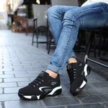 Zapatos deportivos ultraligeros y transpirables para parejas, con suelas de PU, tallas grandes para mujer (talla 3.5-4.8), zapatos para senderismo, zapatos casuales para exteriores, zapatos cómodos para correr, zapatos de senderismo de corte bajo, zapatos para caminar, antideslizantes y duraderos