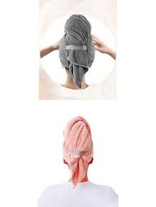 1 件装干发帽，超大超长，吸水速干，新款成人长发浴帽，女士适用