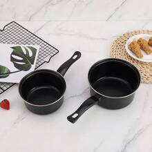 [19pcs Heavy-Duty Non-Stick Cookware Set] 19pcs Non-Stick Cookware Set With Glass Lids | Durable Easy To Clean Kitchen Cookware For Home Cooking | Includes Frying Pan, Saucepans, Pots | Multiple Options (1pc 24Cm/26Cm/28Cm Pan) - Negro - Ver 7