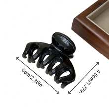 4 Stücke/1 Stück glänzende Gelee Farbe mittelgroße 6 cm leichte Kunststoff Haar Clips in Krallen-Form, modische vielseitige hochwertige elegante Haarschmuck für Frauen, Haarklammern, Haarspangen, Haarklemmen, Haargreifer