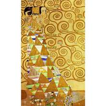 1 件/3 件墙面艺术海报可选框架现代经典古斯塔夫·克里姆特家族名画《泪之吻》金色现代海报印刷墙面艺术画可用于房间装饰画 - 彩色 - 查看 22