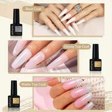 39 Pcs/Set Poly Gel Nail Kit , DIY Nail Art Gift Set For Beginners, All Seasons, 12 Color Matching Extension Glue And Basic Tools,/ LED Curable Nail Polish, Semi-Permanent - The Perfect Gift For ' Nails - Nhiều màu - Xem 4
