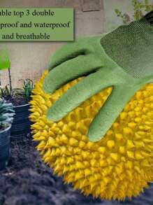 12-Pack Nitrile Rubber Gloves, Gardening Gloves Oil-Resistant Non-Slip Grip For Mechanics & Laborers | Medium