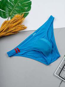 6pcs Men's Underwear, Men's Briefs, Simple Solid Color Random Fashion Men's Basic Triangle Briefs, Quick Dry, Soft, Skin-Friendly