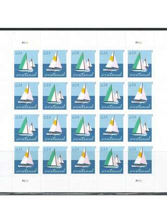 2023 Sailboat Greeting Card, Minimalist Multi-Functional