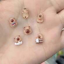 20/40/100 件装可爱卡通海豚树脂饰品，适合 DIY 美甲装饰、迷你小屋装饰、水族箱装饰、家居装饰 - 彩色 - 查看 6