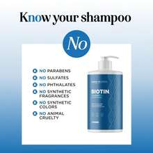 Rosemary And Biotin Shampoo For Thinning Hair - Vegan Volumizing Shampoo For Fine Hair With B Vitamins Argan Oil &Amp; Tea Tree Essential Oil - Paraben Silicone And Sulfate Free Vegan Formula (8 Fl Oz) - 25.00 Fl Oz (Pack Of 1) - View 7