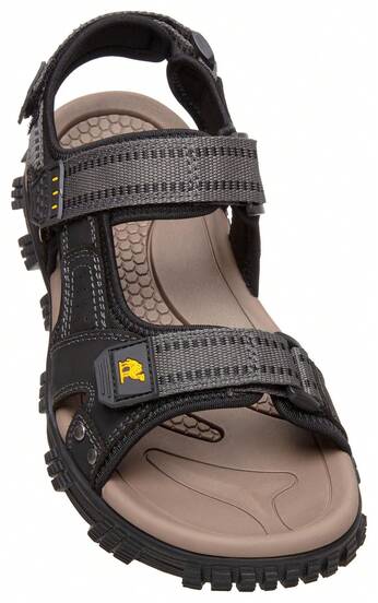 CAMEL CROWN Men's Outdoor Sports Sandals, Lightweight Leather Hiking Trekking Beach Sandals, Men's Outdoor Summer Sandals, Waterproof Shoes