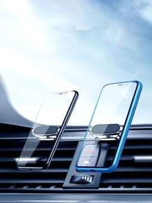 1 buah Dudukan Ponsel Mobil Magnetik, Dudukan Paduan Tahan Air, Dudukan Ponsel Mobil untuk Dashboard, Dudukan Ponsel Navigasi GPS, Kompatibel dengan Smartphone, Gunakan dengan Pelat Magnetik yang Kompatibel dengan iPhone, Ponsel Android, Hadiah untuk Ulang Tahun, Keluarga, Teman, Aksesori Mobil - MultiWarna - View 5