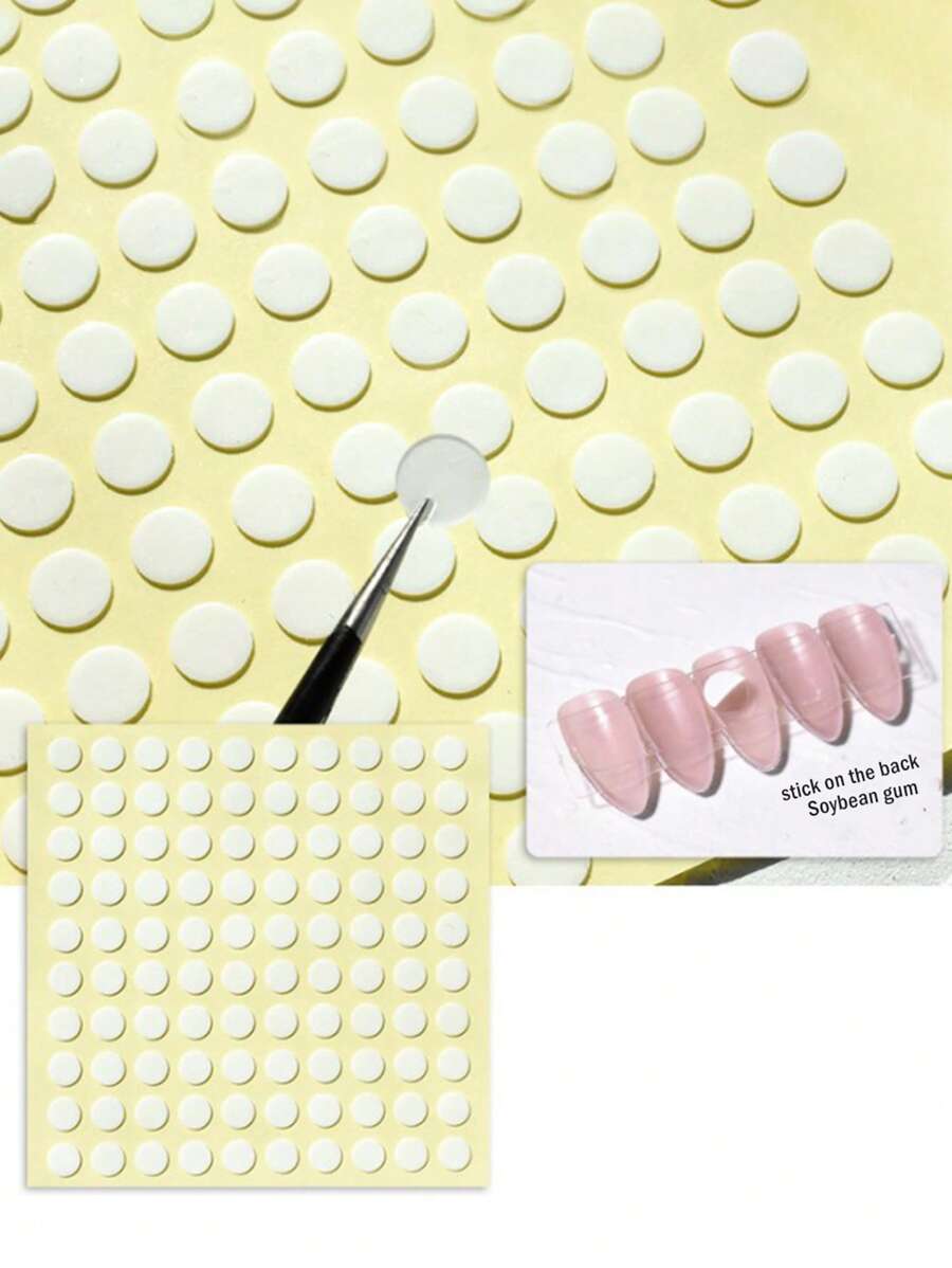 5 piezas de tablero de exhibición de arte de uñas con pegamento adhesivo sin marcas, suministros de uñas, herramientas de uñas, herramientas de arte de uñas, de vuelta a la escuela, uñas, herramientas de uñas para uñas postizas