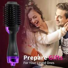 Hot Air Comb For Styling, Volume And Straightening - Curling Comb In One Go, Professional Salon Hairdressing Tool, Fast Drying, Anti-Frizz, Achieve Salon Effect At Home, Best Gift For Women - US A Type Plug(110-127V) - View 8