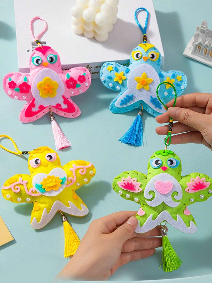 1pc Handmade Paper Kite Fragrance Sachet, DIY Craft Kit For Kids, Paper Kite Sachet Gift & Hanging Decoration - Multicolor - View 1