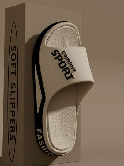 男士春夏拖鞋，适合室内/室外休闲行走，平底人字拖，沙滩鞋