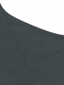 2pcs/Set V-Neck Pocket Short Sleeve Tops And Pants Casual Scrub Uniform Set - Grey - View 8