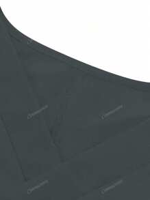 Set de 2 piezas con parte superior de manga corta con bolsillo y cuello en V, y pantalones, uniforme casual de scrubs