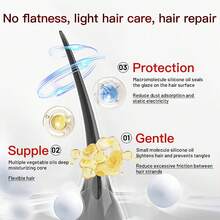 Cápsulas de suero capilar con provitaminas - 40 tratamientos de un solo uso con aceites de macadamia y argán para revivir el cabello dañado - 1 pieza - Ver 4