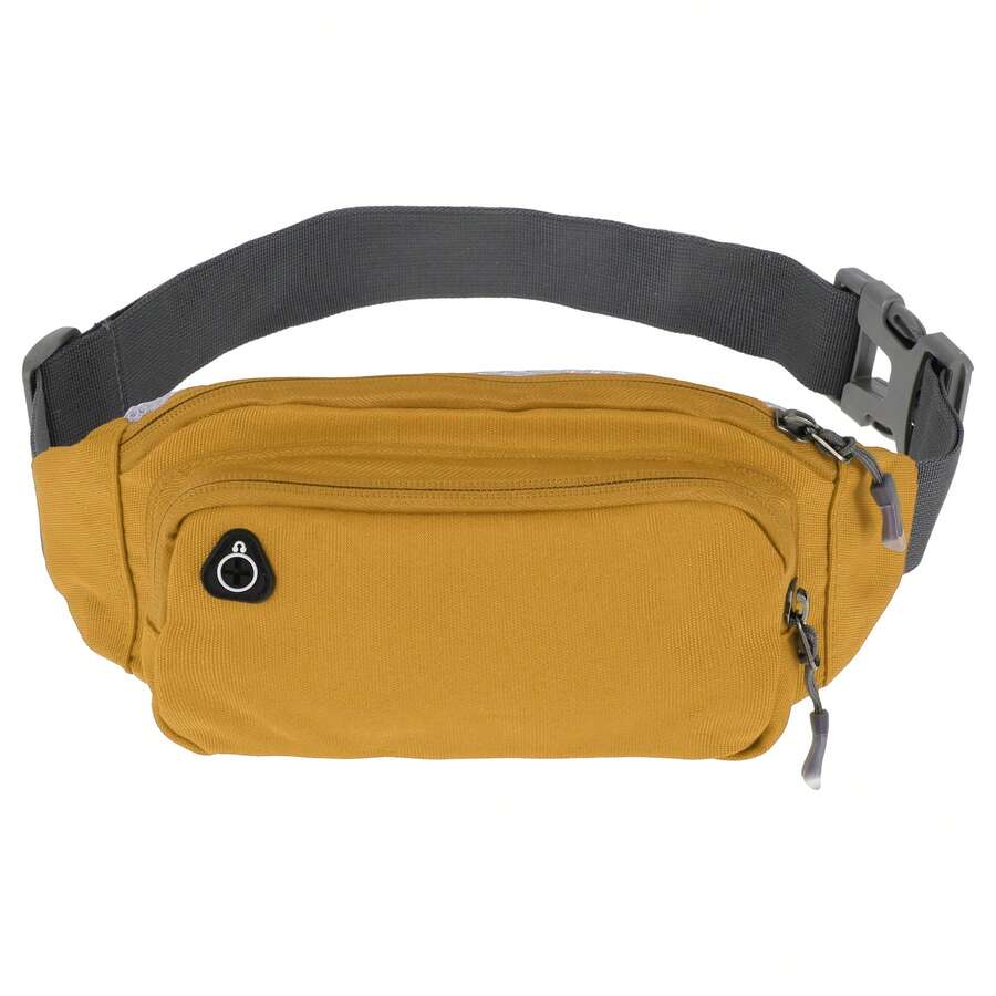 Cómodo cinturón de running de doble capa, bolsa de cintura deportiva para actividades físicas