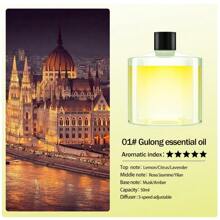 Máquina de aromaterapia con conexión USB para montaje en vehículo, difusor de aceites esenciales de escritorio, máquina de aromaterapia para rociar habitaciones de hotel, desodorización de baños y difusor de aire para salas de estar y dormitorios con modo silencioso. Disponible con 5 tipos de aceites esenciales. Ambientador de coche con batería recargable por USB, adecuado para el hogar, el coche, espacios pequeños, nuevos accesorios para coche, decoración exterior y decoración del jardín.