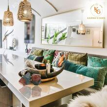 Local Shipping--  Healing Crystals, Stones, Healing Stones, Rock Collection, Agate, Raw Stones ,Crystals, Rocks, Jade, Crystals And Healing Stones(Labradorite, 2 Pcs) - Đá Jasper lạ mắt - Xem 3