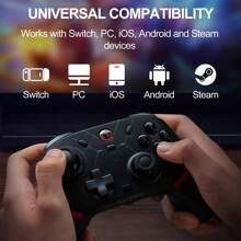 GAMESIR Cyclone 2 Spielcontroller mit Dual-Trigger (umschaltbar zwischen Hall-Effekt-Trigger und Mikroschalter-Trigger), 1000Hz Übertragungsrate, anpassbare RGB-Beleuchtung, 6-Achsen Motion Sensing, 3 Verbindungsmodi