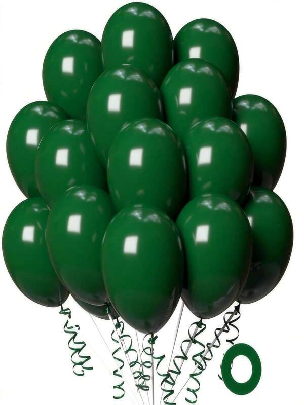 Set van 10/20 ronde latex ballonnen van 30 cm in olijfgroen, geschikt voor verjaardagen, bruiloften, jubilea, babyshowers en gender reveal. Geen elektriciteit nodig. Geschikt voor alle seizoenen en als decoratie voor een Vader-/Moederdagfeest.