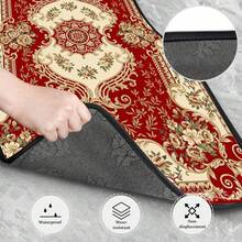 Easypie Selection Car Floor Mats Set Of 4/Set Of 2, Vintage Carpet Front And Rear Carpet Mats Decorative Car Floor Mats Non-Slip Auto Accessories Universal For Cars SUV Trucks - Floor Mats - View 4