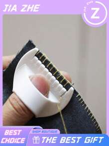 1pc/2pcs Easy Stitching Tool - Durable Plastic Edge Sewing Lockranding Tool For Beginners & Seniors, 4mm & 3mm Spacing, Perfect For DIY Hand Sewing Projects, Sewing Accessory | Ergonomic Design | Smooth Surface