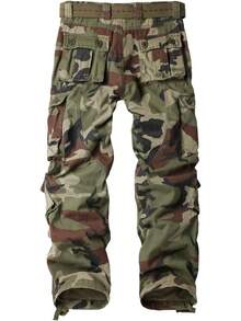 Men's Casual Cargo Pants Military  Camo Pants Combat Work Pants With 8 Pockets-20256688 - Desert Camo - View 10