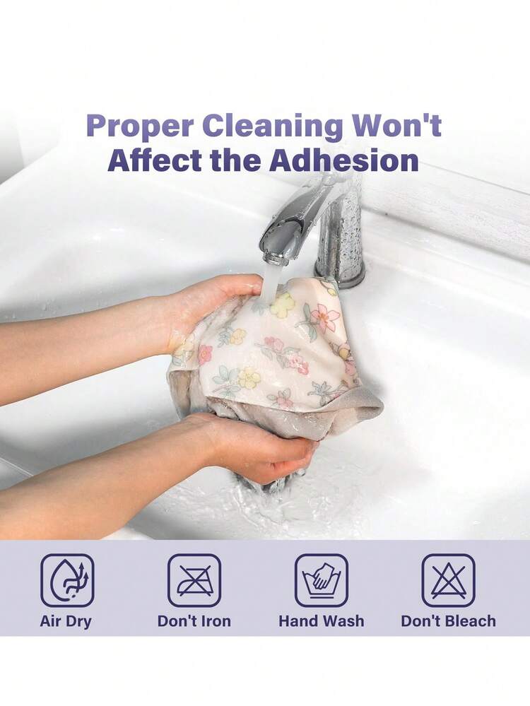 Self-Adhesive Magic Fabric Cosmetic Bag, Portable Protective Makeup Pouch, Camera Lens Cover, Fashionable Travel Storage Bag, Suitable For Beauty Essentials, Travel, Gifts And Daily Use - Beige - View 5