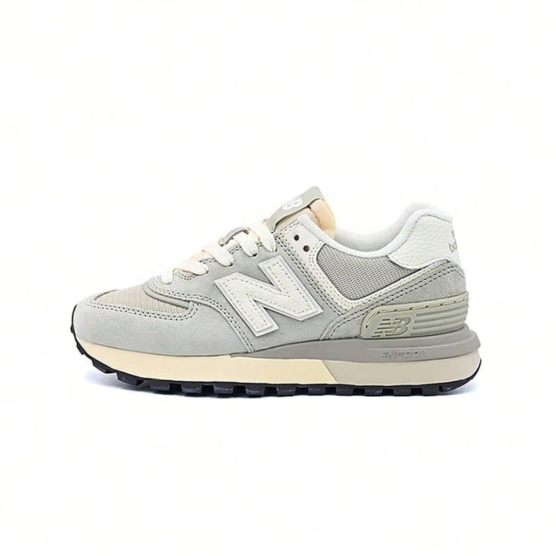 New Balance NB 574LG Series Retro Running Shoes, 2026 New Casual Sports Shoes, Unisex - Light Grey - View 1