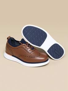 Boys'  Oxfords Dress Shoes Classic Styles For Formal Events And Daily Wear(Toddler/Little Kid/Big Kid) - 棕色 - 查看 5
