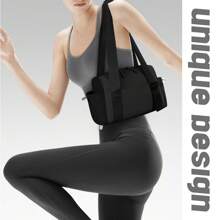 Lightweight Fitness Bag, Mini Fitness Duffel Bag, With A Dry-Wet Separation Compartment And A Small Change Pocket. It's A Fitness Tote Bag, Suitable For Workouts, Sports, And Travel.