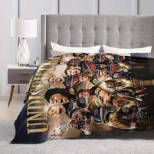 Weiche Flanell-Wolldecke mit Penrith Panthers Team Design - Gemütlich & warm für Wohnzimmer, Büro, Sofa Dekoration, Reisedecke für alle Jahreszeiten, vielseitiges Geschenk - 100% Polyester, gestricktes Material, Digitaldruck, "Team-Spirit"-Design Polyester-Wolldecke für alle Jahreszeiten