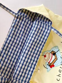 New Embroidered Canvas Bag, Large Capacity Shoulder Bag, Korean Style Versatile Tote Bag, Commute Work School Handbag