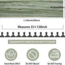 3/12pcs Bohemian Tablecloths, Cheesecloth Table Runners, Romantic Long Table Runners For Weddings, Baby Showers, Holiday Party Decorations, Rustic Gauze Tablecloths For Weddings, Baby Showers, Birthday Party Table Decorations, Reception Table Decorations - 彩色 - 查看 5