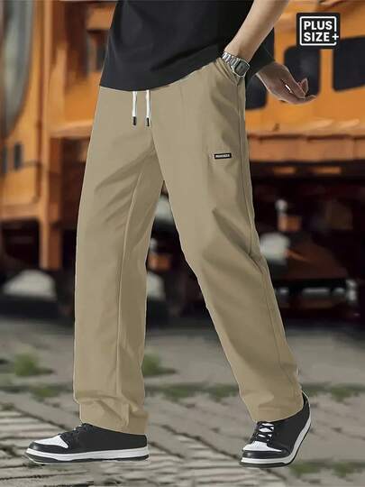 新款春秋男士宽松大码休闲裤，时尚休闲大码运动裤，多功能，适合户外日常穿着逛街，最大码可穿300斤。