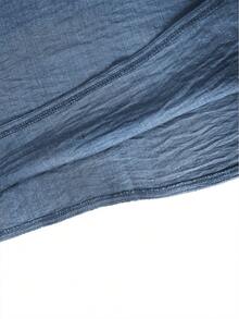 纯色优雅圆领长袖长款休闲修身女士连衣裙，日常穿着