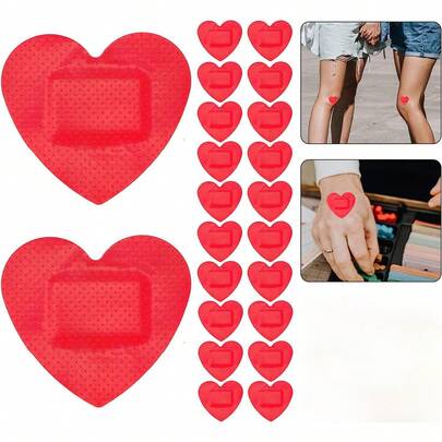 10/30片防水创可贴 - 趣味设计，透气，适用于急救包