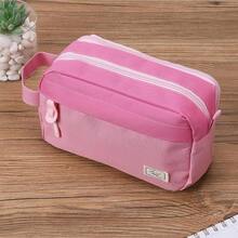 Estuche de Lápices de Gran Capacidad, Verde Menta, Bolsa de Lápices, Estuche para Bolígrafos - Rosa - Ver 8