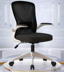 Silla Oficina Ergonomica Con Respaldo Soporte Lumbar Separado - Negro - Ver 2