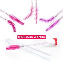 Wholesale Eyelash Extension Comb Tube Cartoon Design Eyelash Brush, Eyelash Brush With Tube Crystal Eyelash Brush With Tube Eyelash Brush - Multicolor - View 1