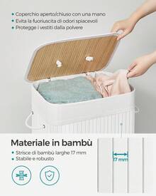 Laundry Baskets - White - View 3