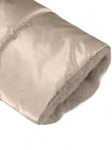 Áo khoác thường ngày có mũ trùm đầu dành cho nữ, mặc đi làm và mặc hàng ngày, thoải mái, phù hợp cho cả mùa thu và mùa đông - Vàng - Xem 11