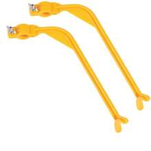2-Pack Golf Training Wrist Hinge Golf Swing Training Aid Swing Correcting Trainer Tool For Golfers Beginners Arm Elbow Posture Teaching Accessory For Golf Club PracticeX - 黃色 - 查看 3