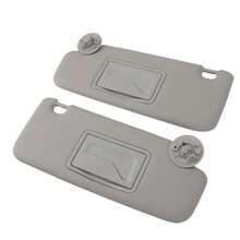 1 Par Parasol Bloqueo UV Gris Izquierda Derecha Parasol con Espejo para S*ONIC 2012 - 2020, MATIZ 2004- 2017, SPARK 2011-2022 -Fácil Instalación - Gris - Ver 9